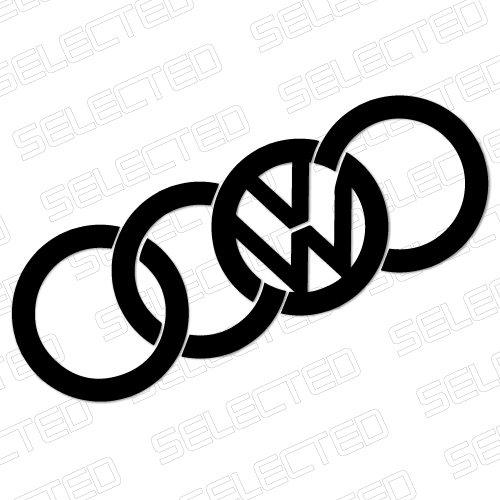 AUDI VW Odjazdowe naklejki i wlepki tuningowe na samochód!